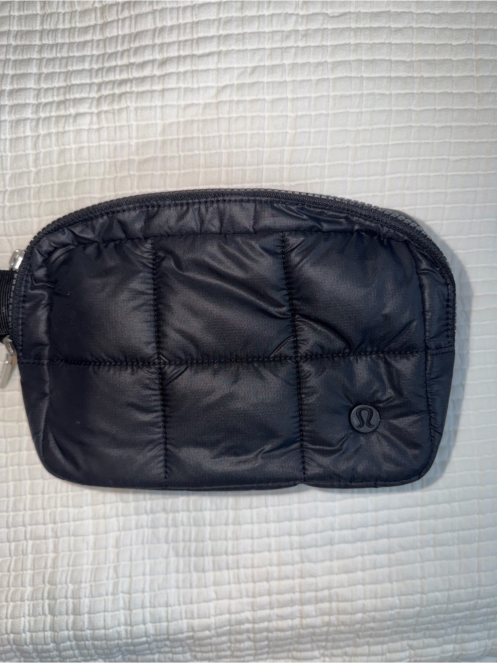 lululemon athletica Black Quilted belt bag 2L